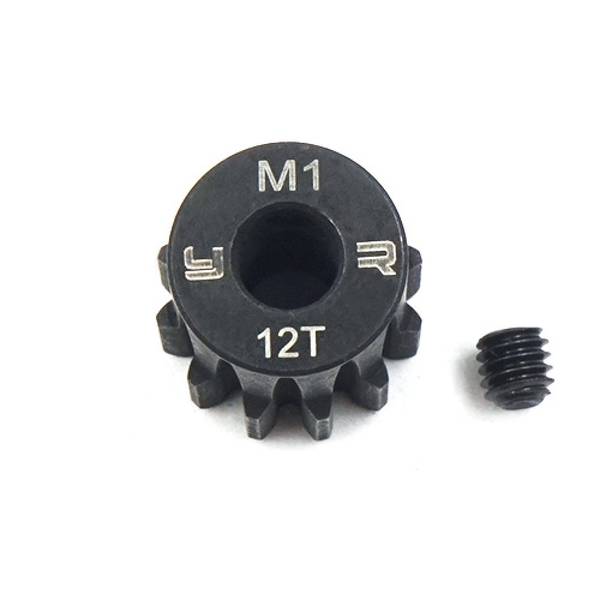 Yeah Racing MG-10002 12T HD Steel Mod1 5mm Bore Motor Gear Pinio