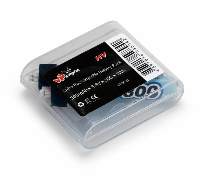 Vapex Li-Po Battery 1S 3,8V 300mAh 30C JST-PH 2.0mm 2-P