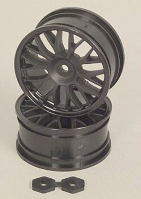 Hovedbilde HPI 3711 Racing Mesh Wheel 26mm Black (2)