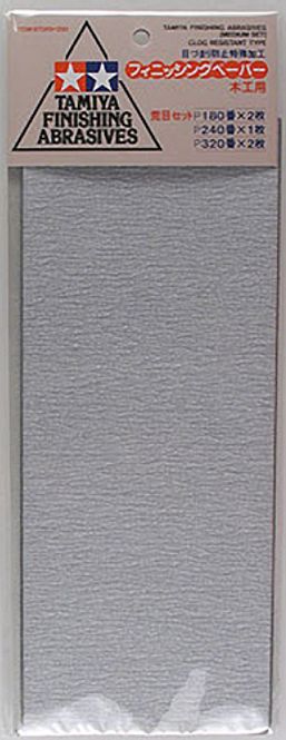 Hovedbilde Tamiya 87009 Finishing Abrasives Medium