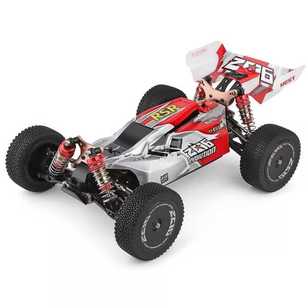 WLToys 144001-Red Buggy RSR 1/14 4WD - Komplett