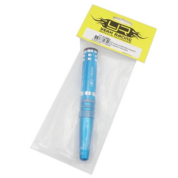 Yeah Racing YT-0178BU Aluminum Body Mounting Hole Reamer 0-14mm 