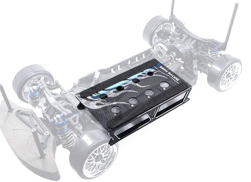 Yeah Racing YT-0149BK Multi Function Car Setup Stand for 1/10 On