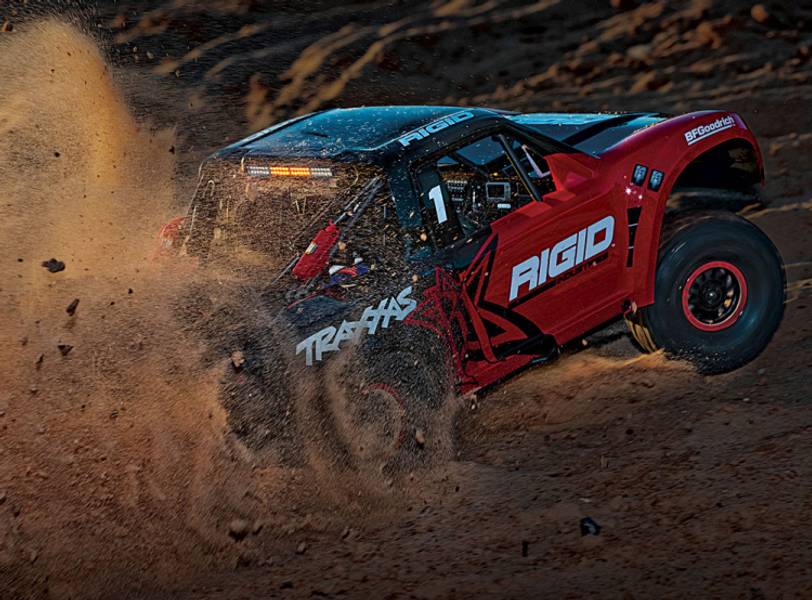 Traxxas 850864 UDR 4WD TQi TSM RIGID LED-set w/o charger & batte