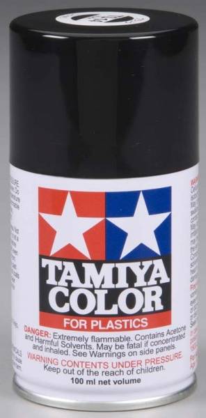 Tamiya 85014 Spray Lacquer TS-14 Black 3 oz