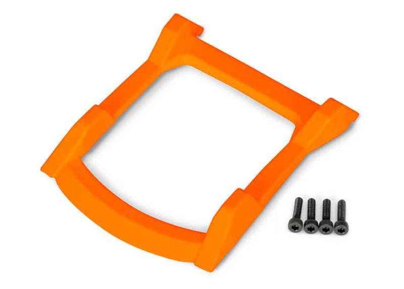 Traxxas 6728T Body Skid Plate Roof Orange Rustler 4x4