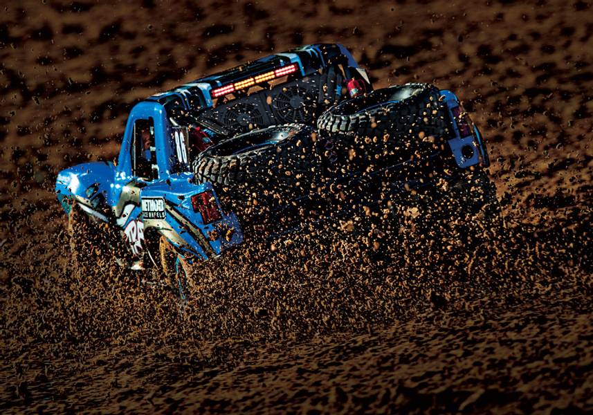 Traxxas 850864 UDR 4WD TQi TSM BLUE LED-set w/o charger & batter