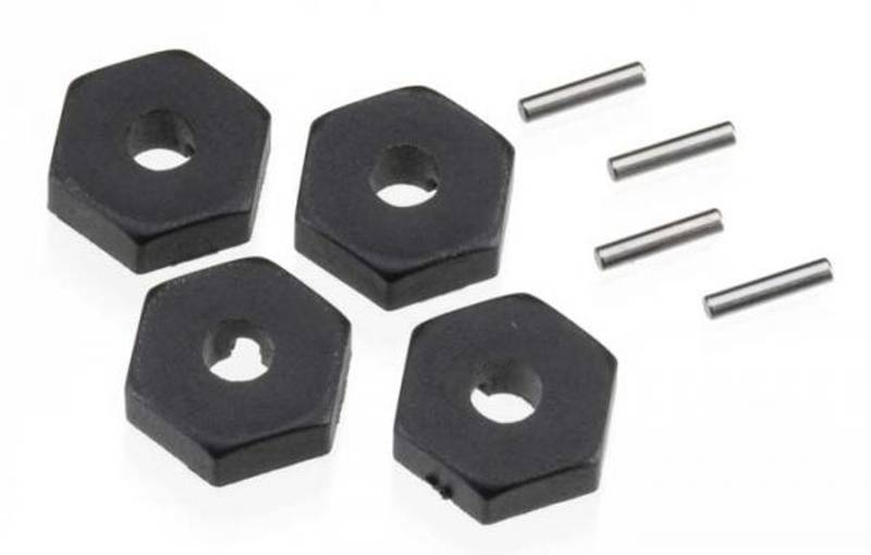 Traxxas 7154 Wheel Hubs Hex/Axle Pins VXL (4)