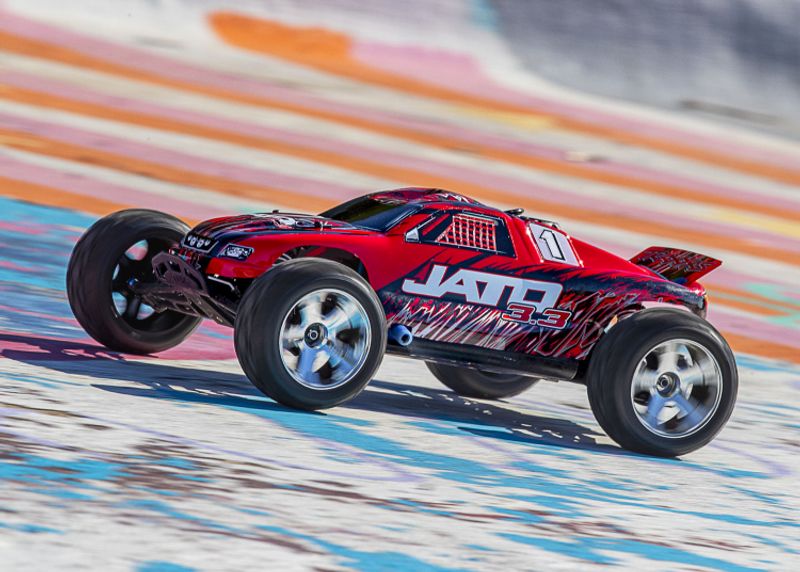 Traxxas 55077 Jato 3.3 2WD RTR TSM Telmetry Red-X