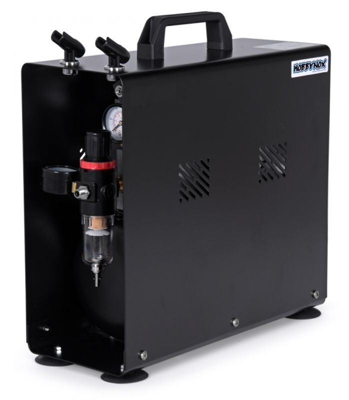Hobbynox AS196AW Airbrush Compressor 1/4HP with 3.5L Tank (0-6BA