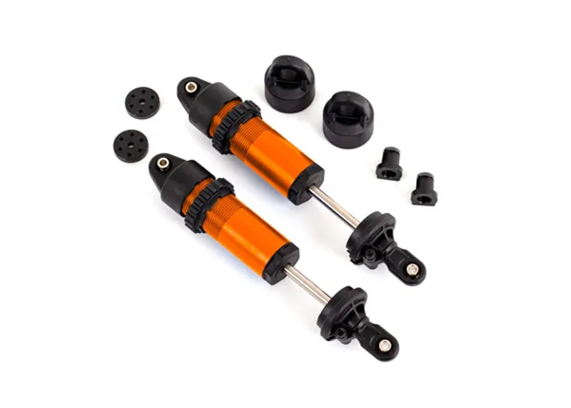 Traxxas 9660 Shocks GT-Maxx Orange w/o Springs (2)