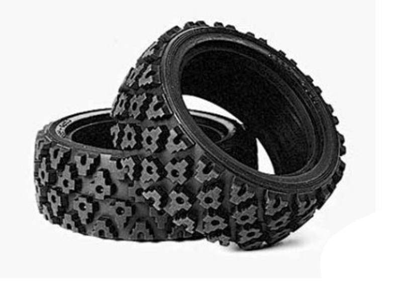 thumbnail image 2 of Tamiya RC M-Chassis Rally Block Tires (2 Pieces) – TAM51427 2 of 4