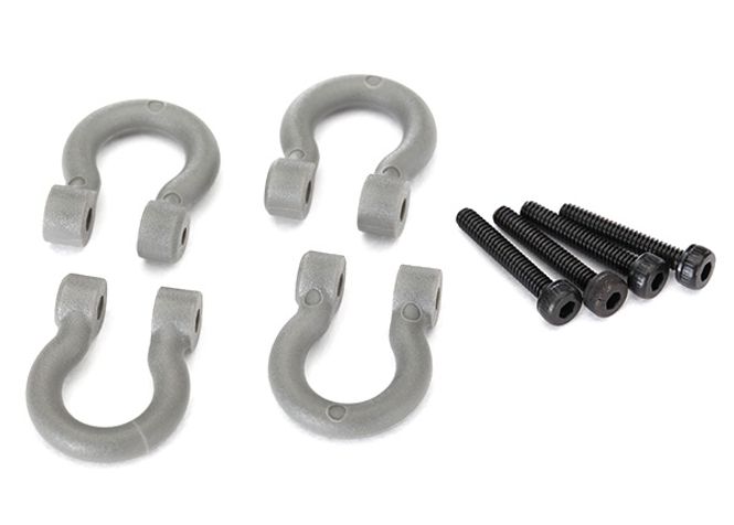Hovedbilde Traxxas 8234 Bumper D-Rings Grey (4)