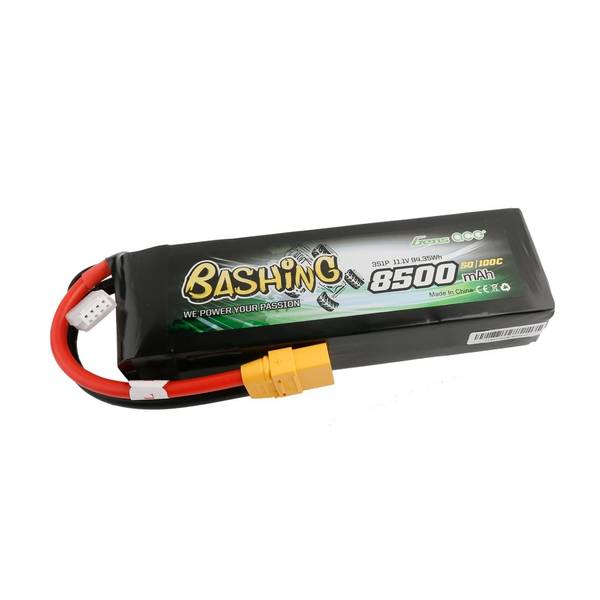 Gens Ace LiPo 3S Pack 11.1V-45C 8500mah (XT90 Dual)