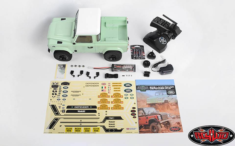 RC4WD RTR0044 Gelande II RTR W/ 2015 Land Rover Defender D90 Bod