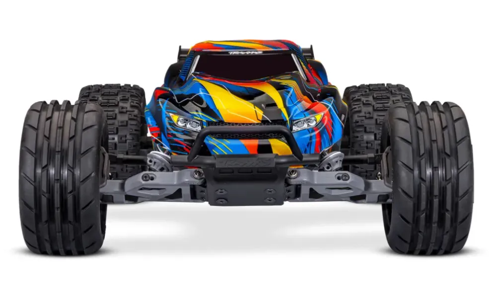 Traxxas 37454-4-Yellow Rustler 2WD 1/10 HD VX3 BL 3S RTR