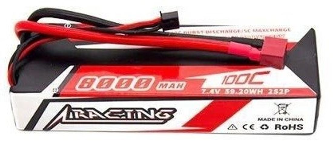 2s 8000mAh -100C - CNHL Racing Series Deans