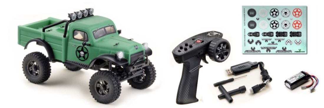 Absima 1810110 1:18 EVO Crawler &laquo;Power Wagon V2&raquo; 2-Gear green RTR