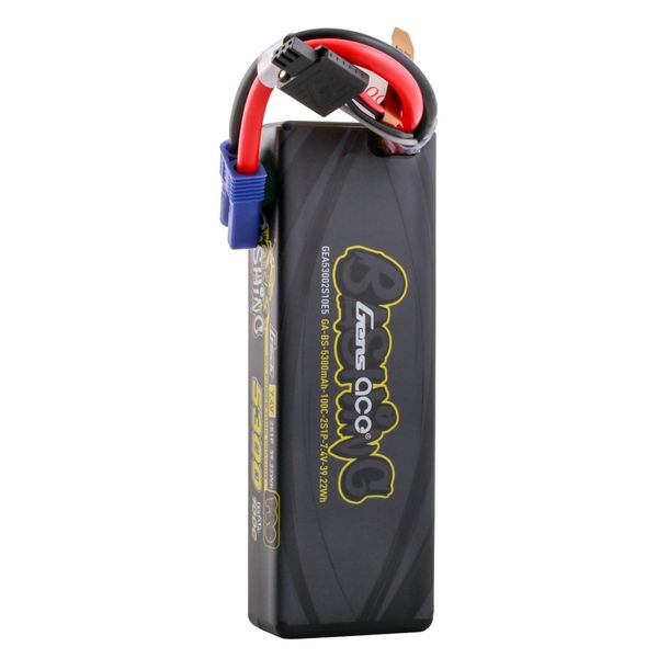 Gens Ace 2s 5300mAh 100C EC5 Bashing G-Tech