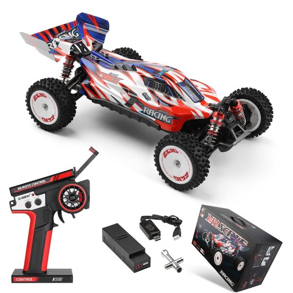 WLToys 124008 Buggy Max 1/12 4WD B&oslash;rstel&oslash;s - Komplett