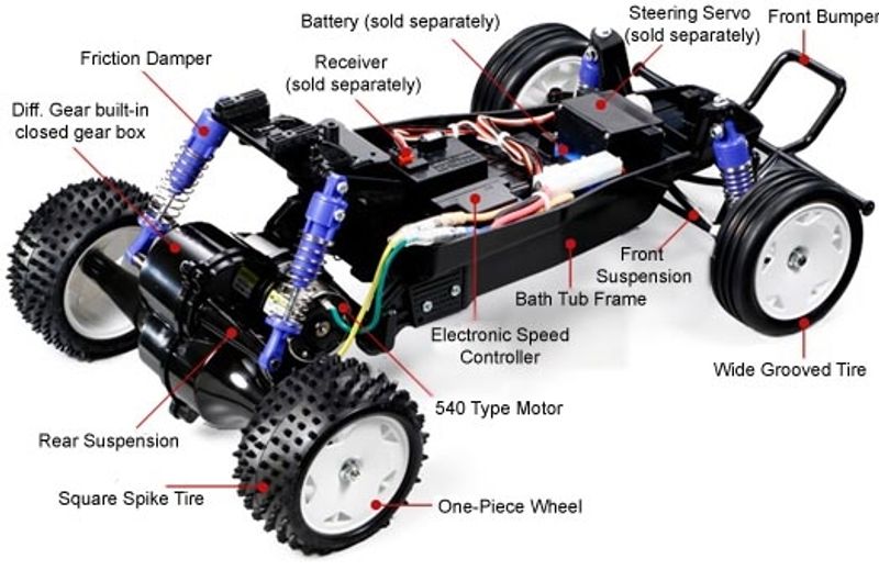 Tamiya 58416 RISING FIGHTER uten ESC