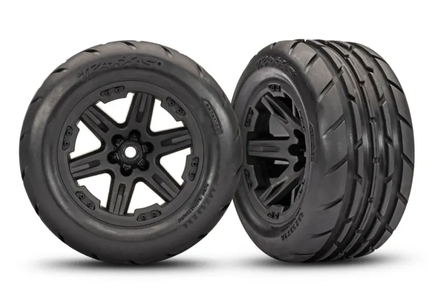 Traxxas 37454-4-Black Rustler 2WD 1/10 HD VX3 BL 3S RTR