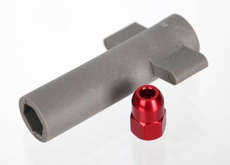 Traxxas 5526R Antenna Crimp Nut Red