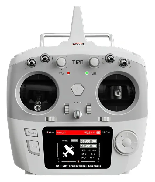 Radiolink T12D Mode-2 RC Transmitter with 2x R12F Receiver