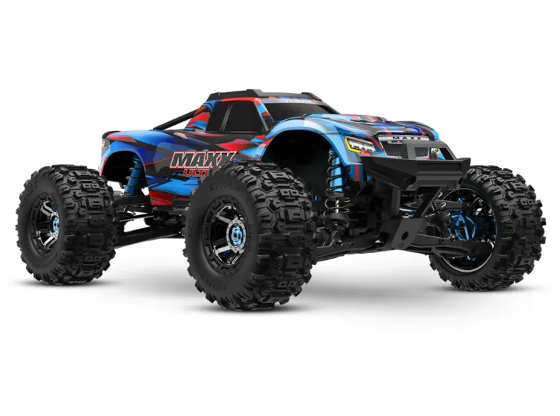 Traxxas 89087-4 MAXX Ultimate VXL-4s 4WD 1/10 RTR TQi TSM Blue