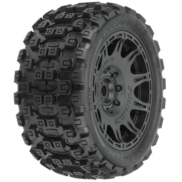 Proline 1019811 1/6 Badlands MX57 Front/Rear 5.7" Tires Mounted 