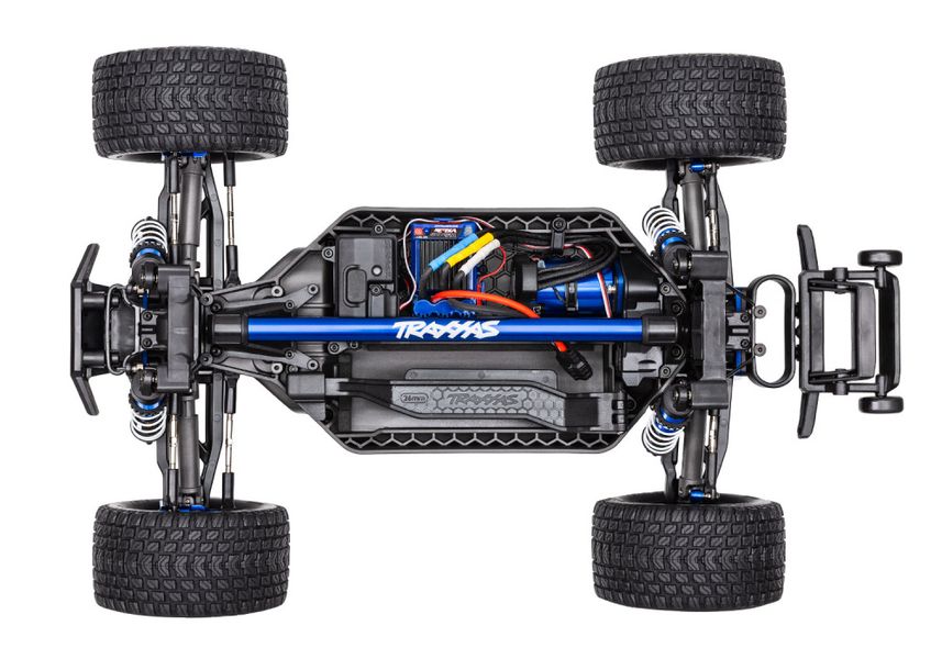Traxxas 670974 Rustler 4x4 Ultimate VXL 1/10 RTR TQ Blue