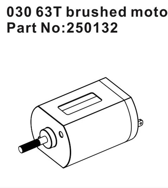 Absima 250132 Brushed Motor 030 / 55T