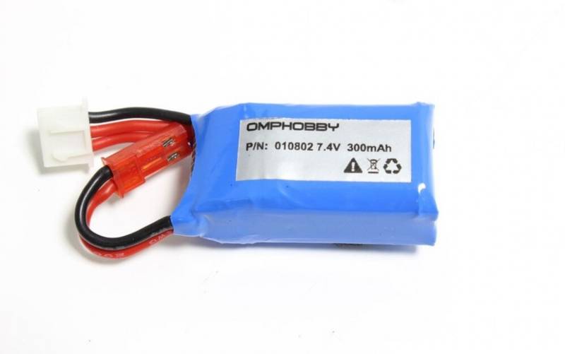 OMP Hobby OSHT005 2S 300mAh - 25C JST T720/S720