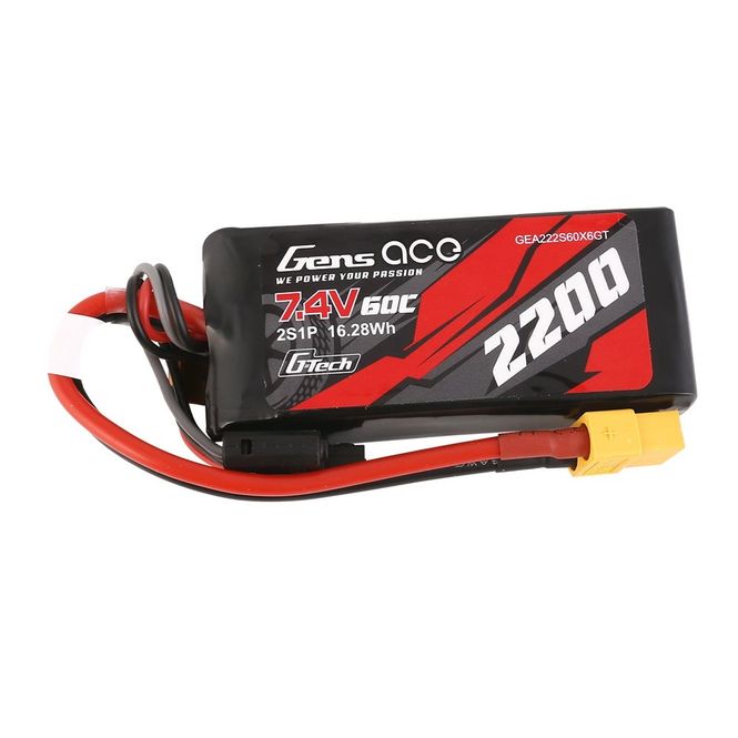 Hovedbilde Gens Ace 2s 2200mAh 60C G-Tech XT60