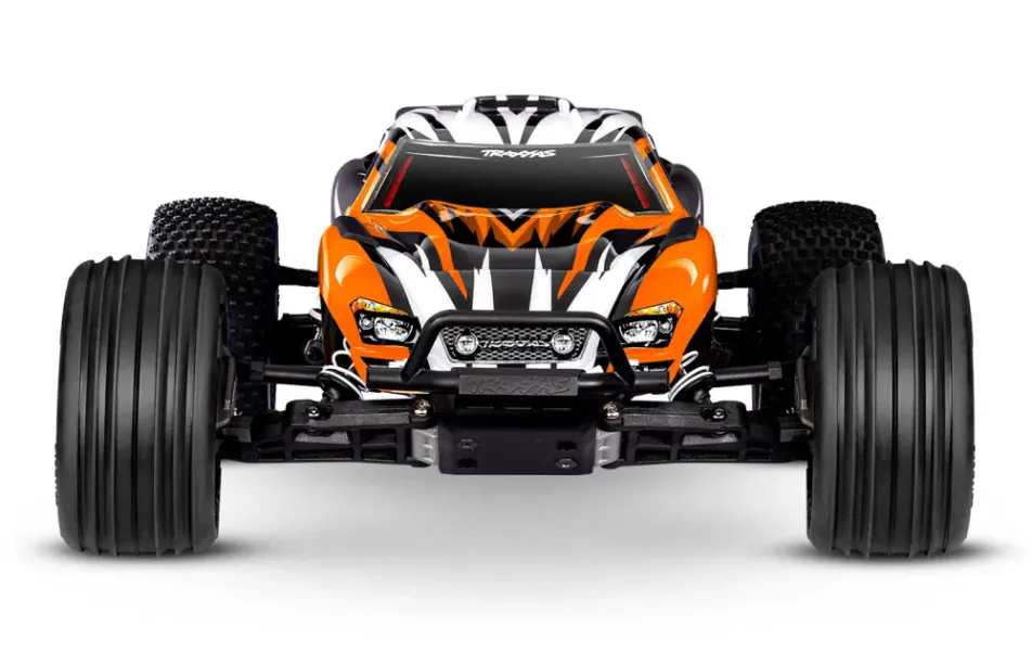 Traxxas 372548 Rustler 2WD 1/10 RTR TQ EHD Orange-X With Battery/Charger