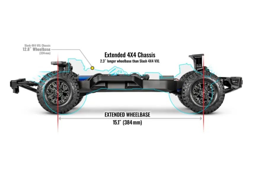 Traxxas 1011774 Ford F-150 Raptor-R VXL-4s Ultimate 4WD 1/10 RTR TQi LED Fox2 Black