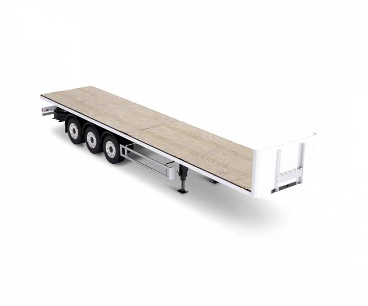 Carson 907650 1:14 3 AXLE FLAT BED TRAILER III STEEL