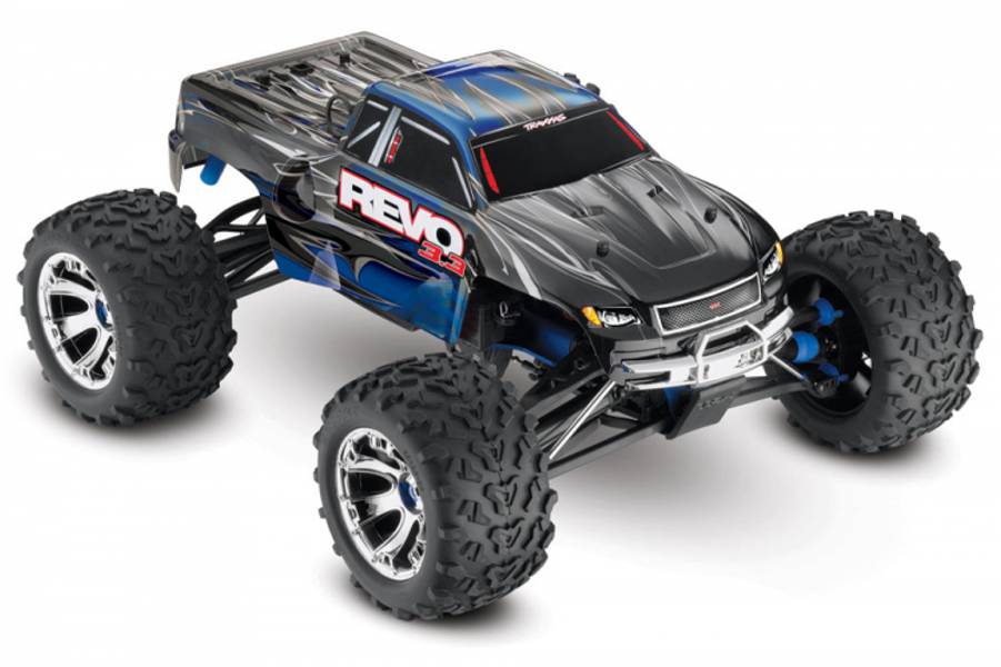 Traxxas 53097-3 Revo 3.3 4WD Nitro TQi TSM, Telemetry Blue