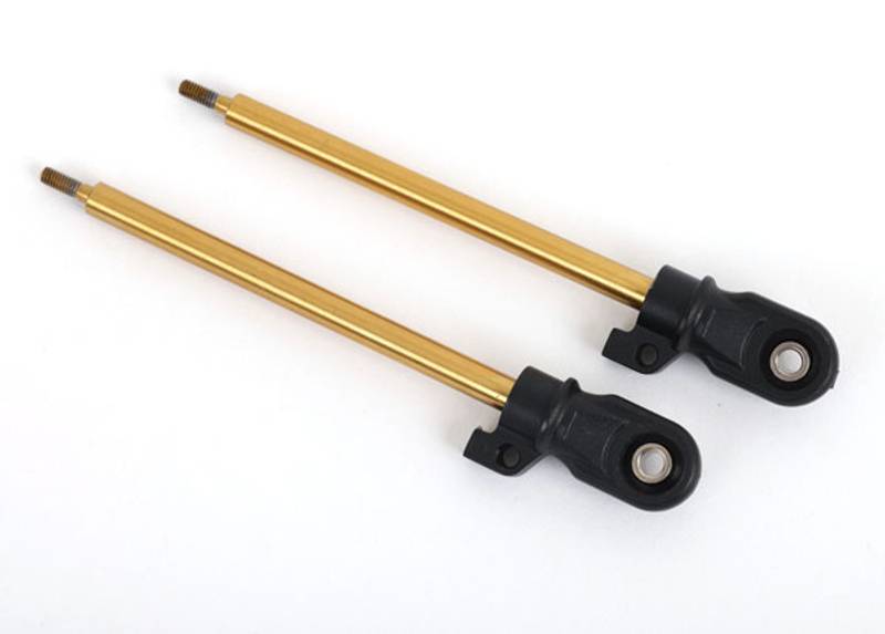 Traxxas 9662T Shock Shafts TiN-Coated 80mm GT-Maxx (2)