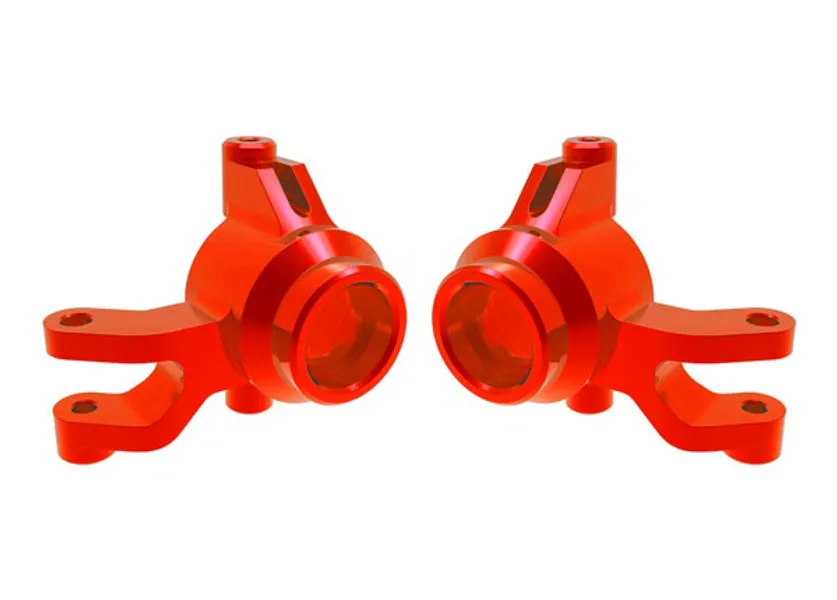 Traxxas 10734 Red Aluminum Steering Blocks (L&R)
