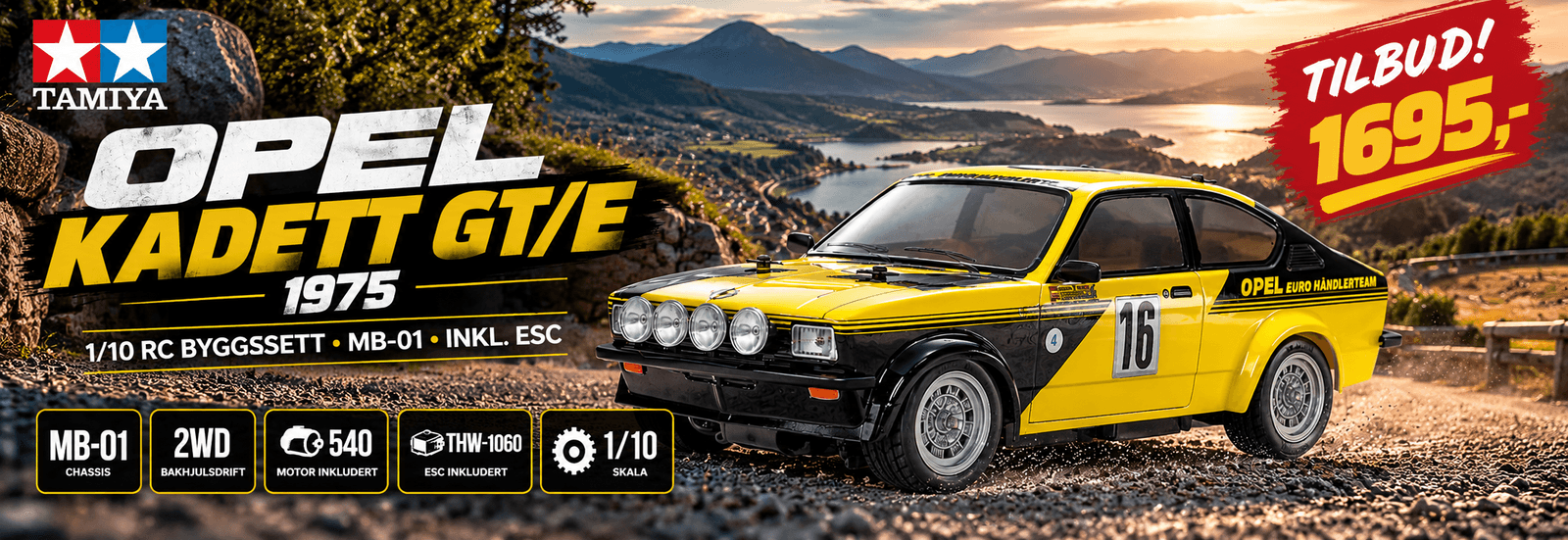 tamiya opel kadett samirc tilbud vintage