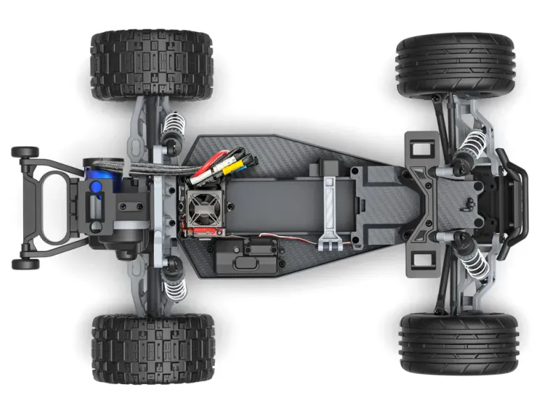 Traxxas 37454-4-Black Rustler 2WD 1/10 HD VX3 BL 3S RTR