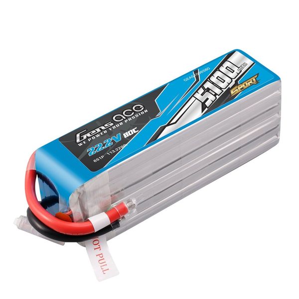 Gens Ace  6s 5100mAh - 80C - Gens Ace Sport