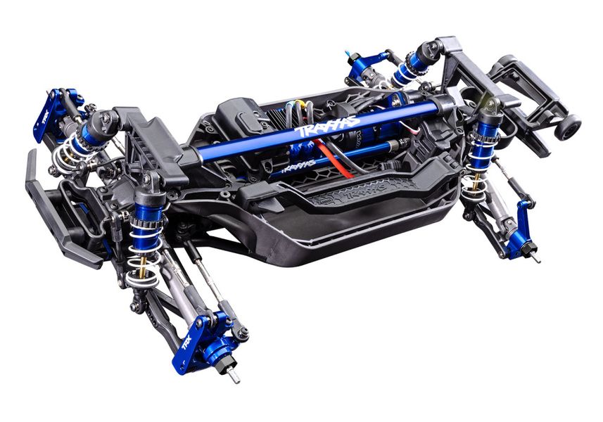 Traxxas 670974 Rustler 4x4 Ultimate VXL 1/10 RTR TQ Blue